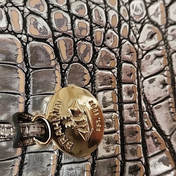 ๐๐ค BRAHMIN Steel SMALL CARLA Handbag & ADY WALLET ๐ค๐ - Picture 10 of 17